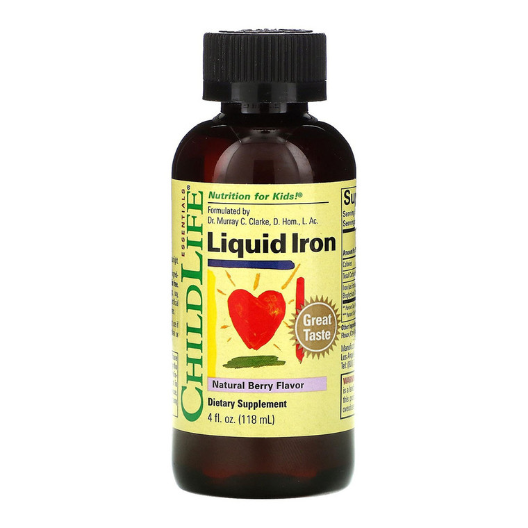 ChildLife Essentials Liquid Iron Dietary Supplement, 4 Oz