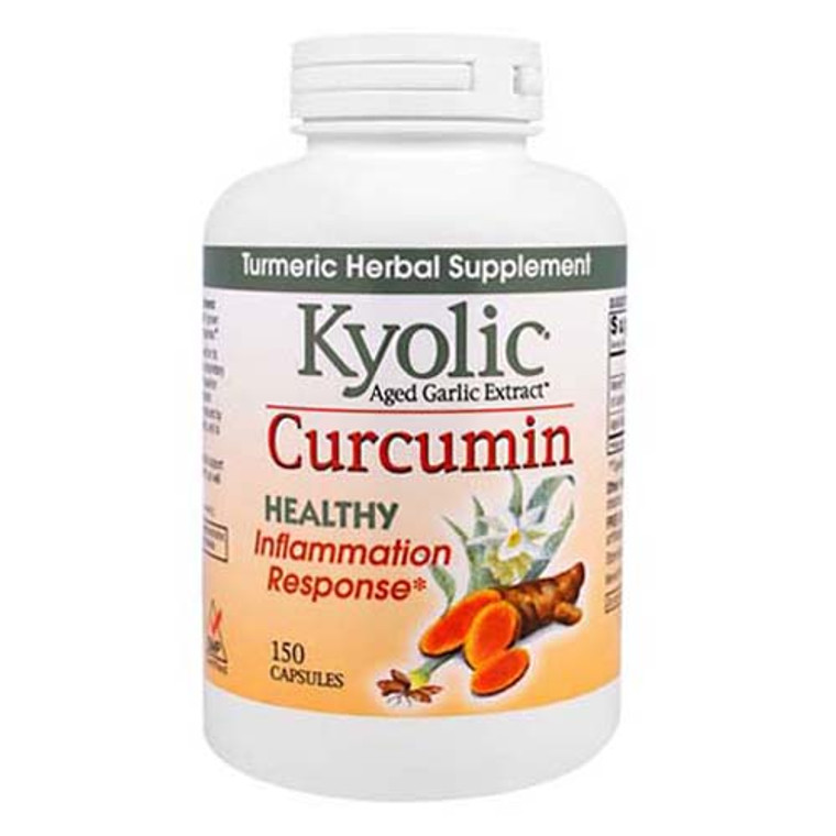 Kyolic Curcumin For Healthy Inflammation Response, Turmeric Supplement 150 Capsules