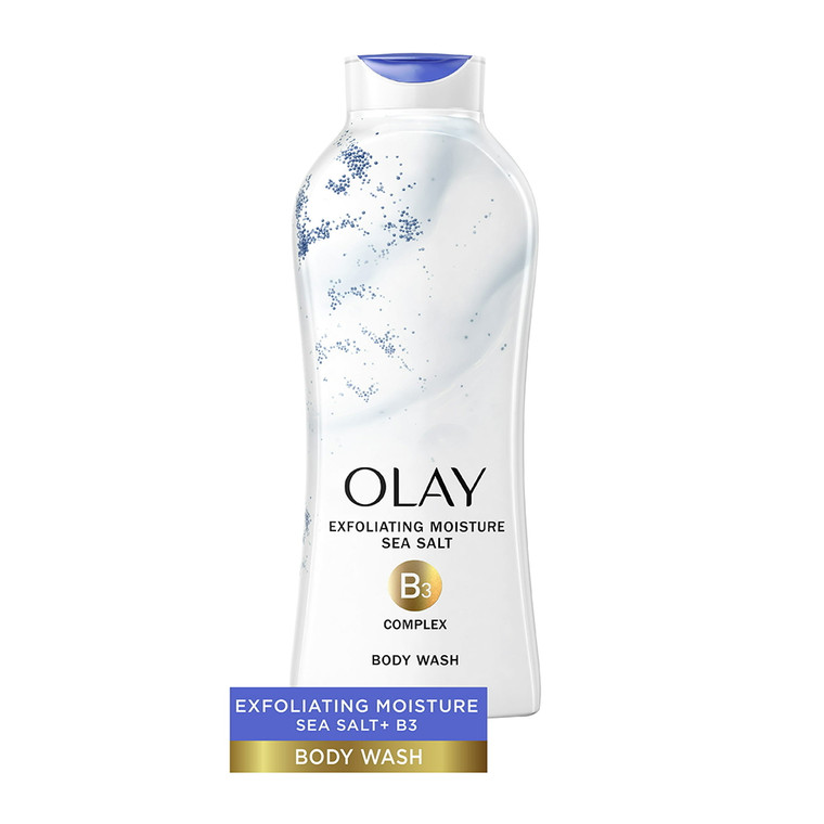 Olay Exfoliating Body Wash with Sea Salts, 22 Oz