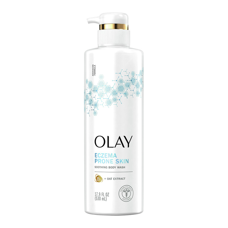 Olay Soothing Body Wash with Vitamin B3 Complex and Oat Extract, 17.9 Oz