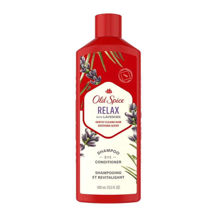 Old Spice Relax 2In1 Shampoo and Conditioner for Men, 13.5 Oz