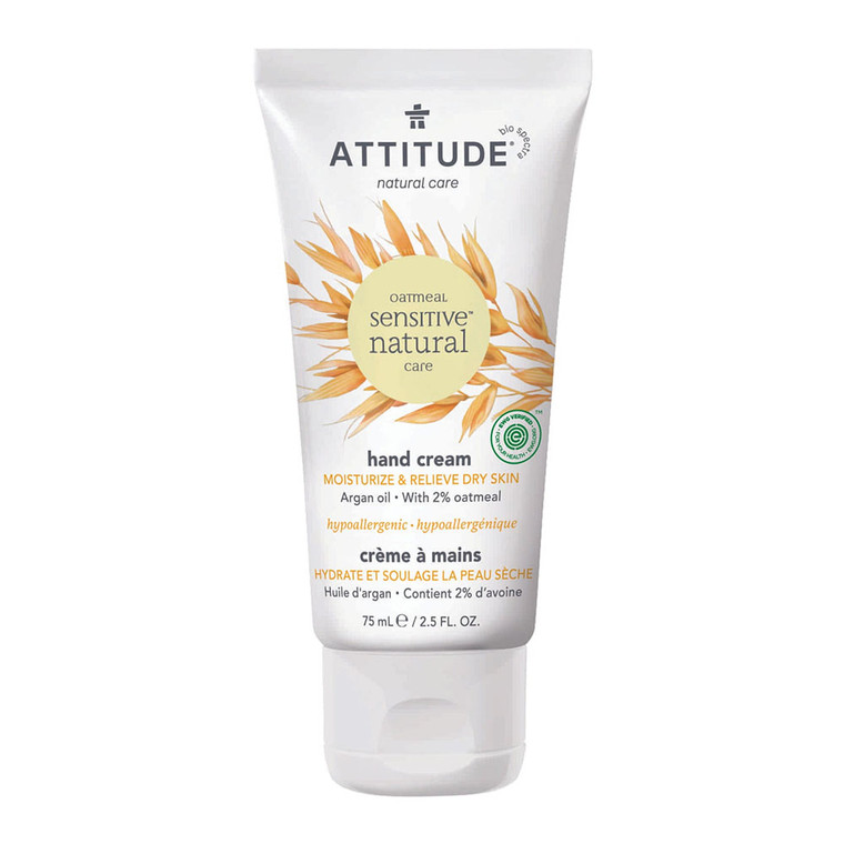 Attitude Super Leaves Moisturizing Hand Cream for Sensitive Skin, Vegan and Cruelty free, 2.5 Oz