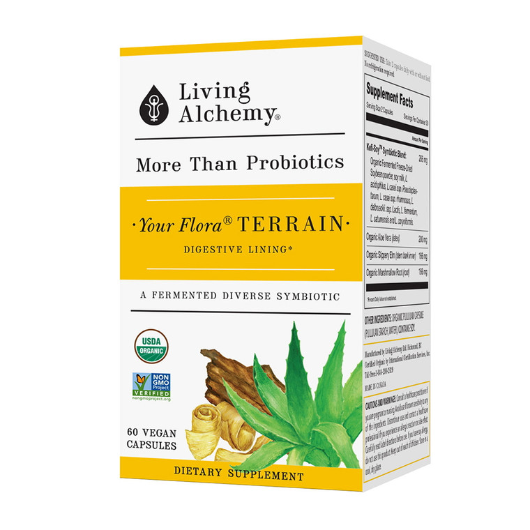 Living Alchemy Your Flora Probiotic Terrain Vegan Capsules, 60 Ct