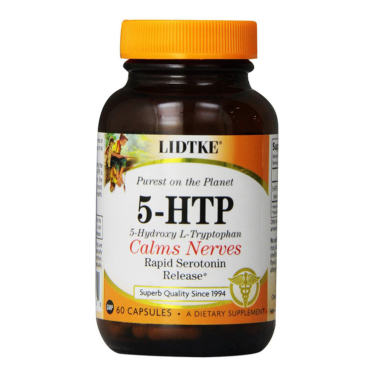 Lidtke Technologies Diet Supplement 5- HTP Capsules, 60 Ct