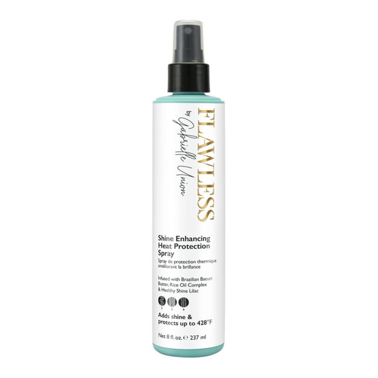 Flawless by Gabrielle Union Shine Enhancing Heat Protection Hair Spray, 8 Oz