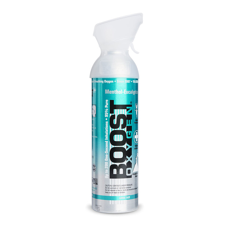 Boost Oxygen All New Supplemental Oxygen to Go Menthol Eucalyptus, Recovery and Altitude, 6 Oz