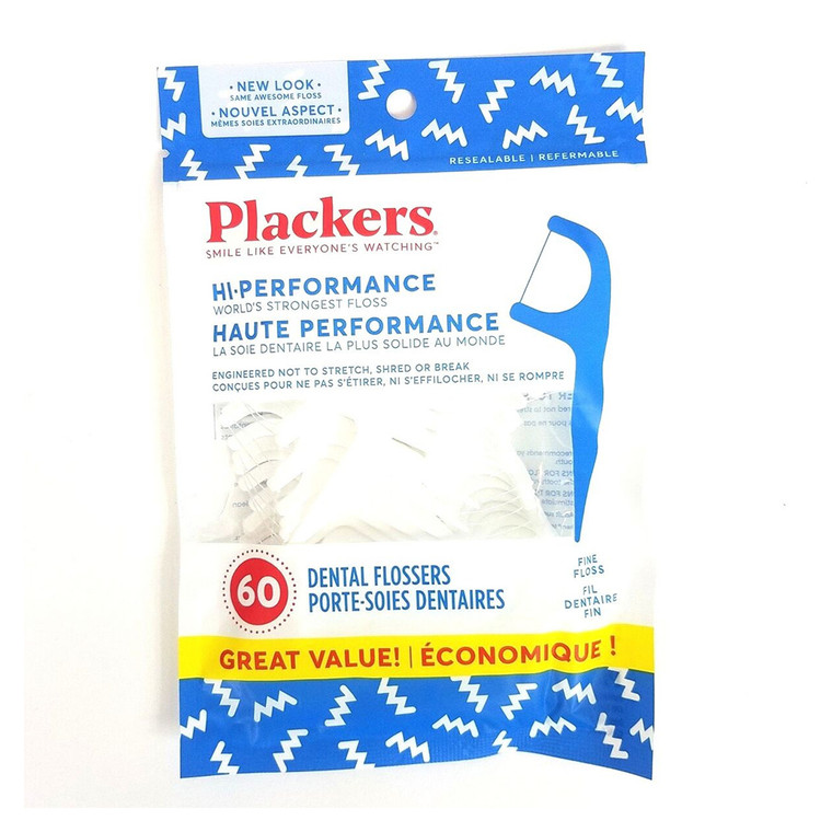Plackers Hi Performance Fine Flossers, 2 Packs, 120 Ct