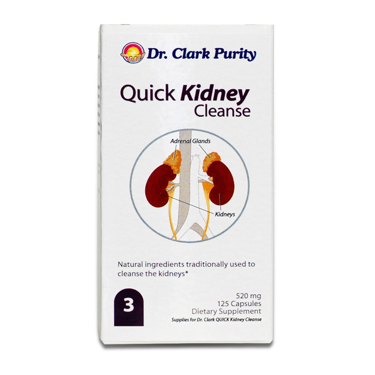 Dr Clark Quick Kidney Cleanse, 520Mg Capsules, 125 Ct