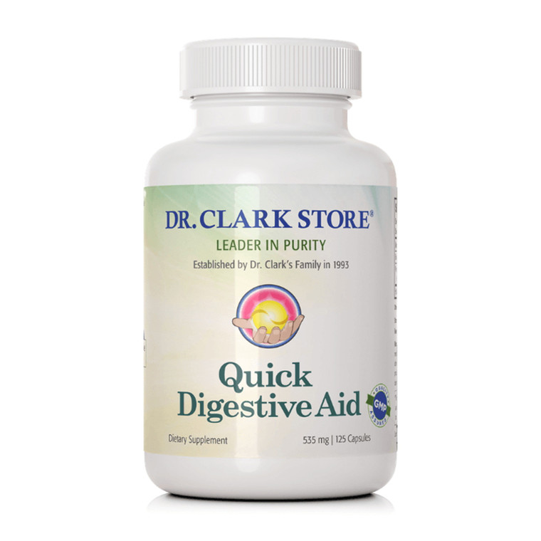 Dr Clark Quick Digestive Aid Colon Cleansing 535Mg Capsules, 125 Ct