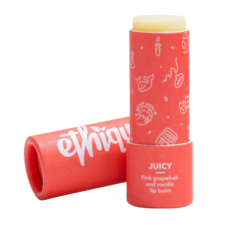 Ethique Juicy Pink Grapefruit and VanillaLip Balm 0.31 Oz