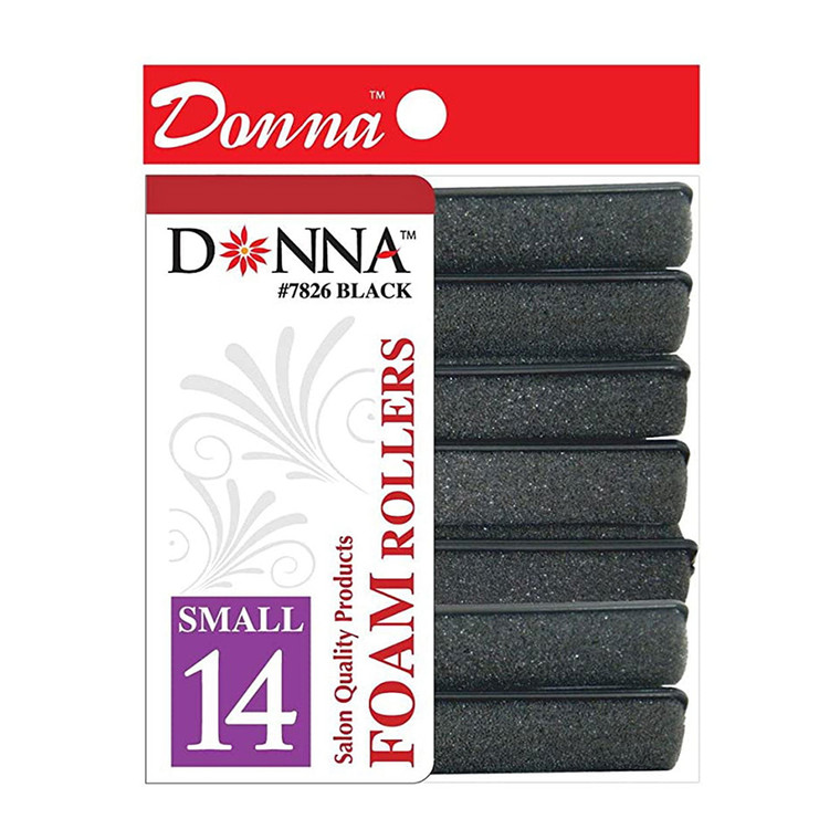 Donna Foam Rollers Small Size, 14 Ct