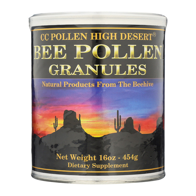 CC Pollen High Desert Bee Pollen Granules for Natural Nutrition and Wellness Support 16Oz (454g)