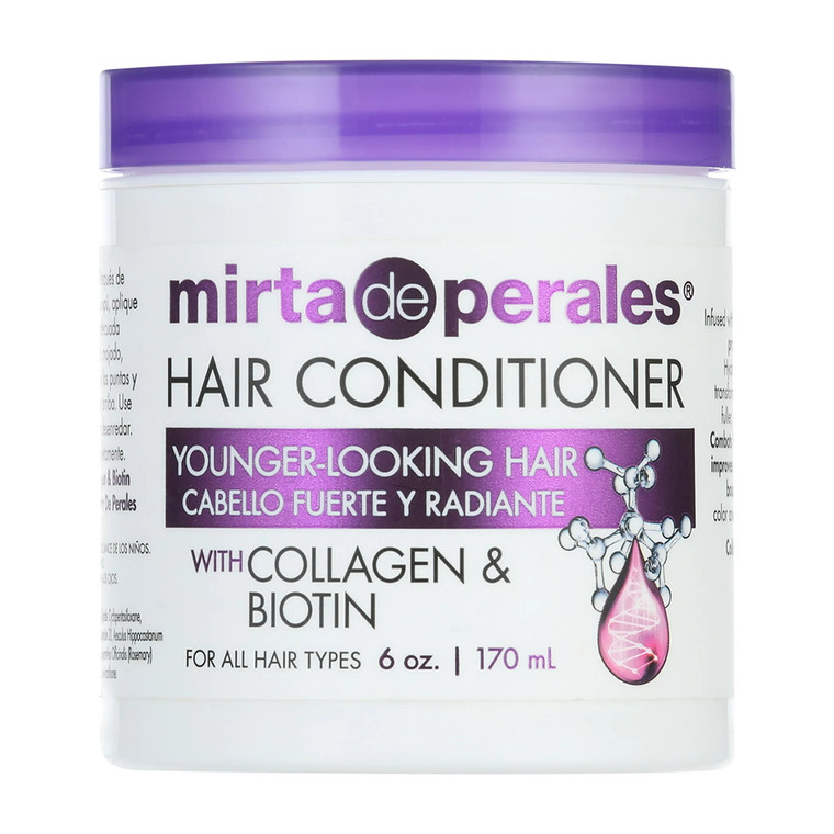 Mirta de Perales Hair Conditioner with Collagen and Biotin, Younger Look, 6 Oz