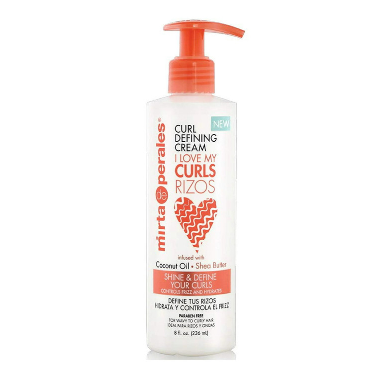 Mirta De Perales I Love My Curls Rizos Curl Dening Cream, 8 Oz