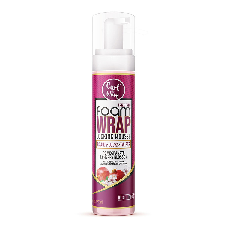 Next Image Foam Wrap Locking Mousse, Pomegranate And Cherry Blossom, 8 Oz