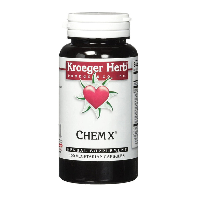 Kroeger Chem X Herbal Supplement, 100 Ea