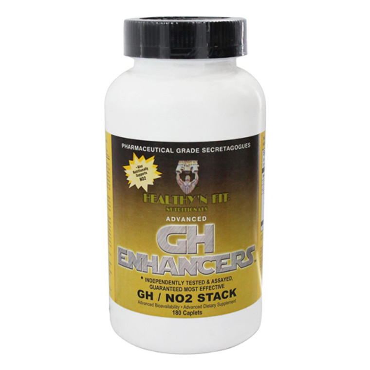 Healthy N Fit Advanced GH Enhancers Supplement Caplets, 180 Ea
