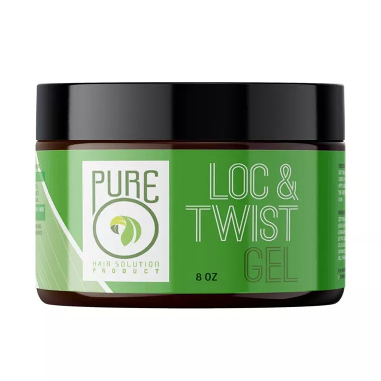 PureO Natural Lock And Twist Hair Gel, 8 Oz