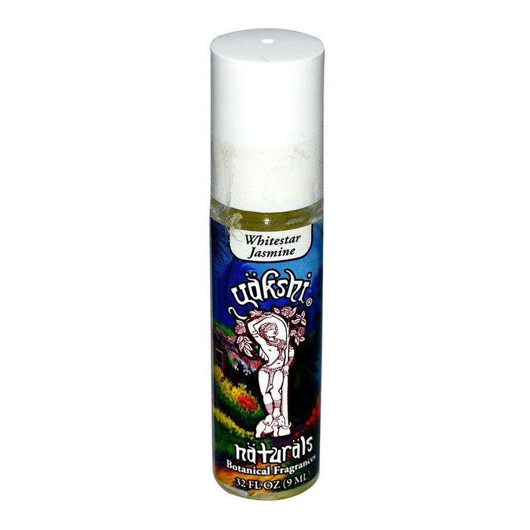 Yakshi Naturals Roll On Fragrance Whitestar Jasmine, 0.32 Oz