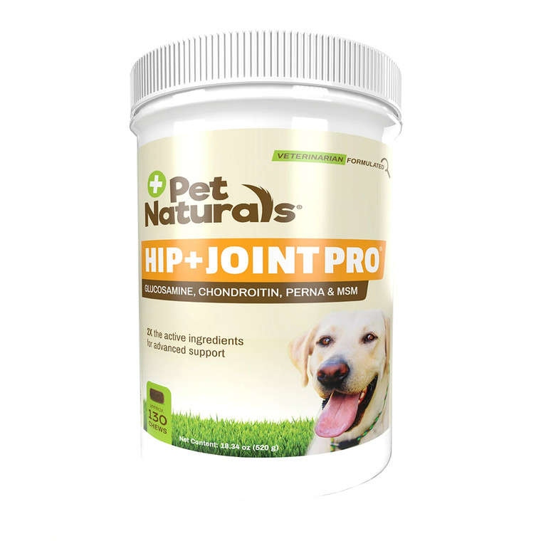 Pet Naturals Hip and Joint Pro for Dog Chews, 130 Ea
