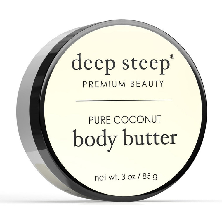 Deep Steep Body Butter Pure Coconut, 3 Oz