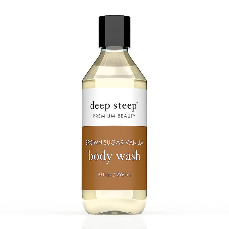 Deep Steep Body Wash, Brown Sugar Vanilla, 10 Oz