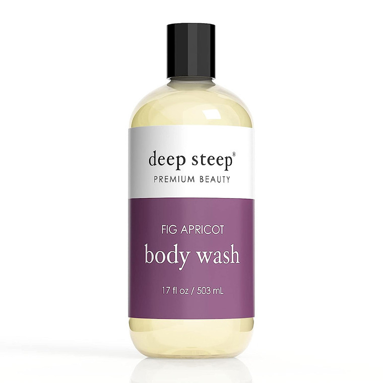 Deep Steep Body Wash Fig Apricot, 17 Oz