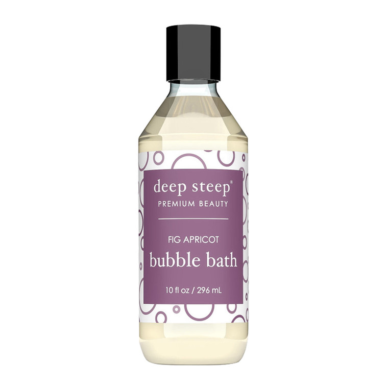 Deep Steep Bubble Bath, Fig Apricot, 10 Oz