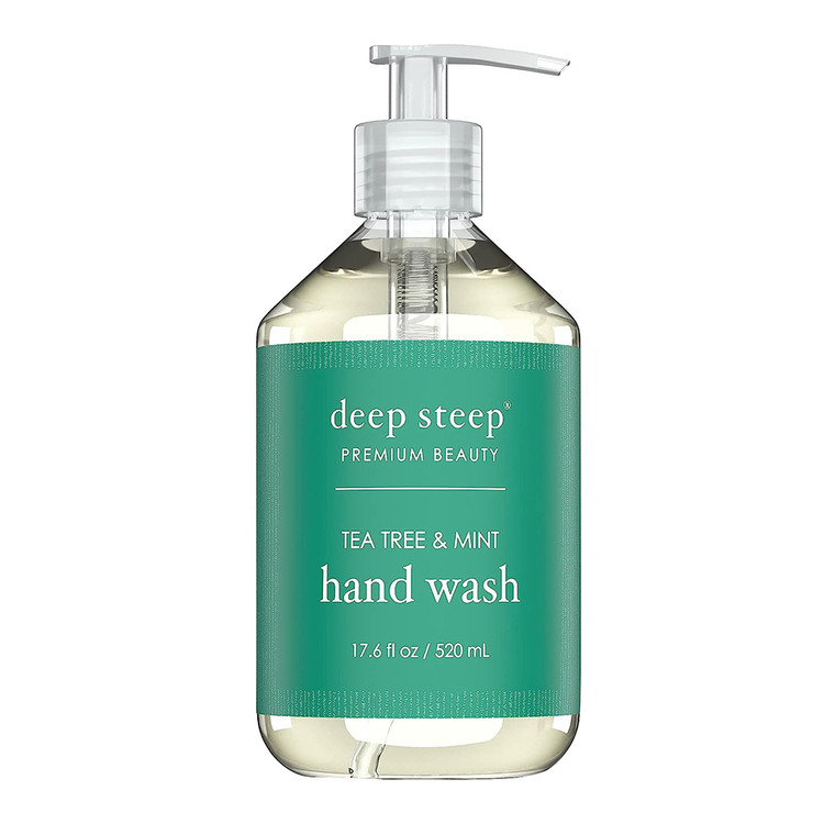 Deep Steep Liquid Hand Wash, Tea Tree Mint, 17.6 Oz