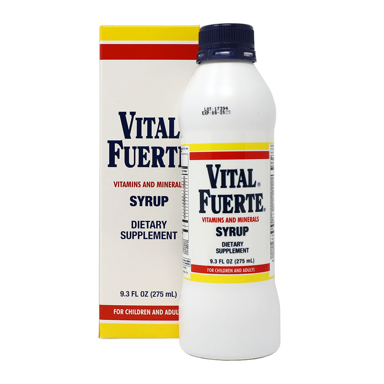 Vital Fuerte Vitamins and Minerals Antioxidant Dietary Supplement Syrup, 9.3 Oz