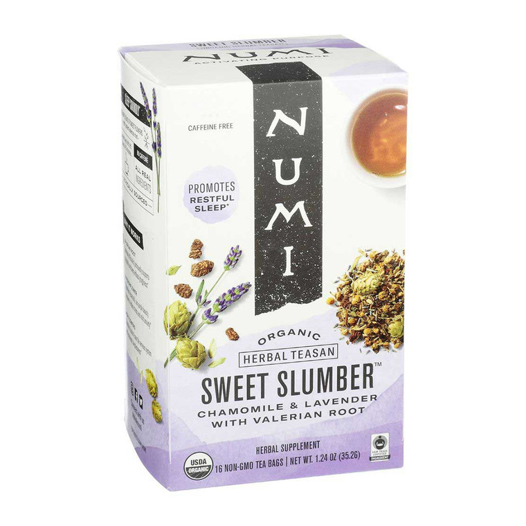Numi Organic Sweet Slumber Herbal Tea, 16 Ct