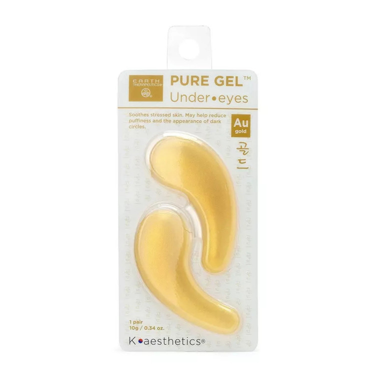 Earth Therapeutics Gold Pure Gel Under Eye Mask, 2 Ea