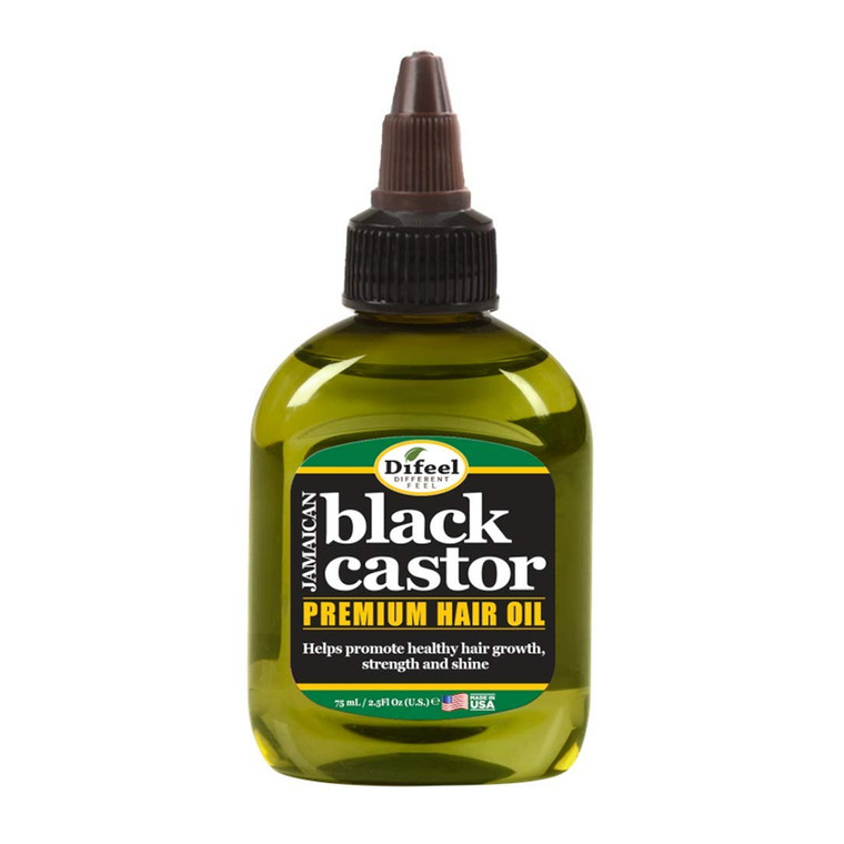 Difeel Superior Growth Jamaican Black Castor Premium Hair Oil, 2.5 Oz