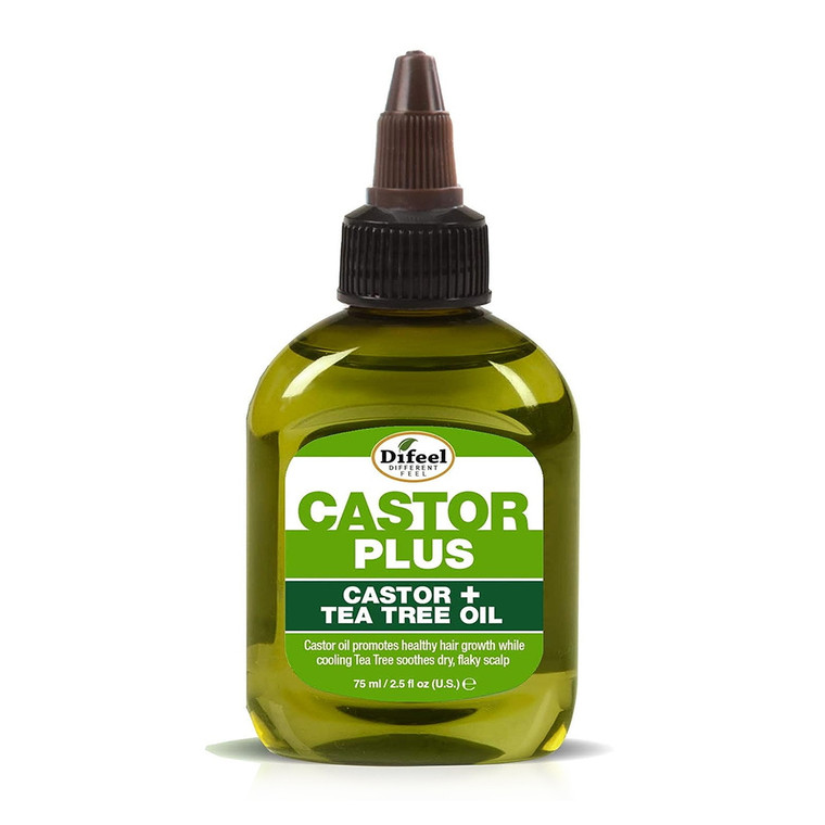 Difeel Premium Pro Growth Castor And Tea Tree Hair Oil, 2.5 Oz