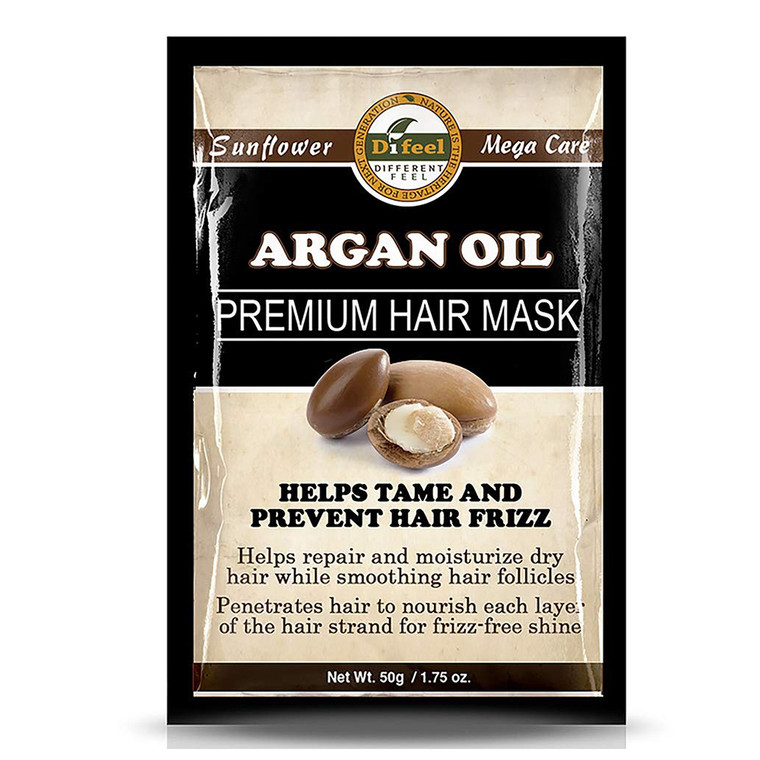 Difeel Deep Conditioning Premium Hair Mask with Argan Oil 1.75Oz (50g)