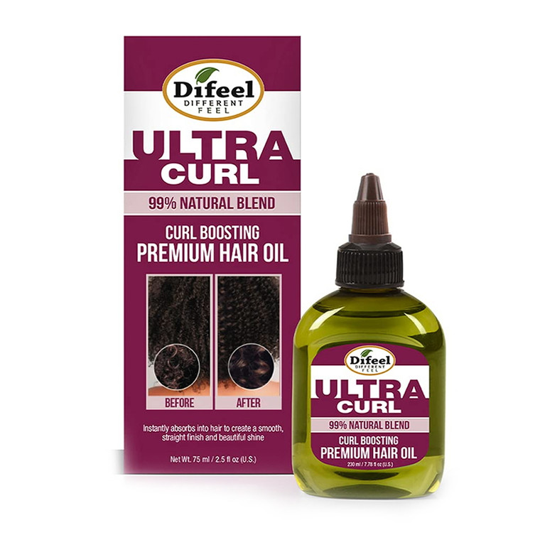 Difeel Ultra Curl Boosting Premium Hair Oil, 2.5 Oz