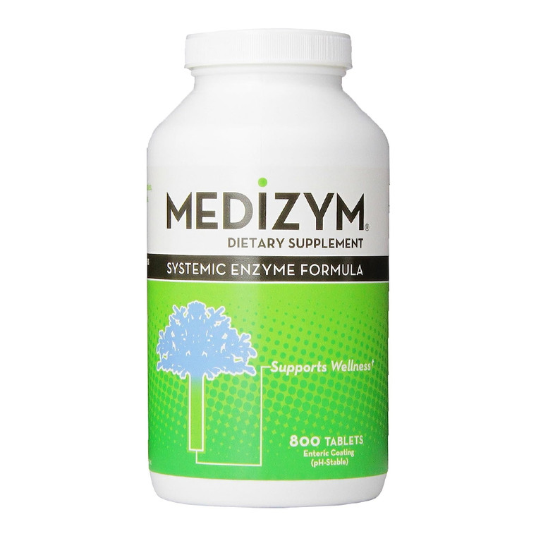Medizym Systemic Enzyme Formula, Dietary Tablets, 800 Ea