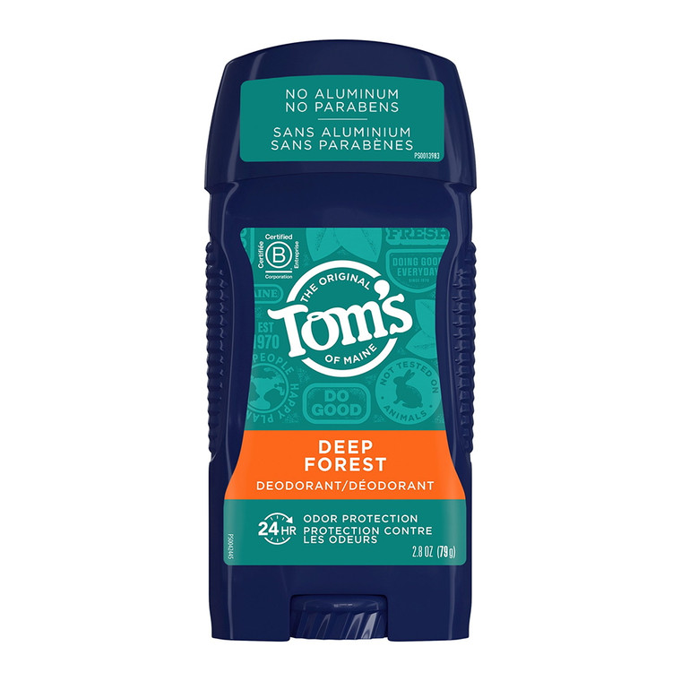 Toms of Maine Natural Deodorant for Men, Deep Forest, 2.8 Oz