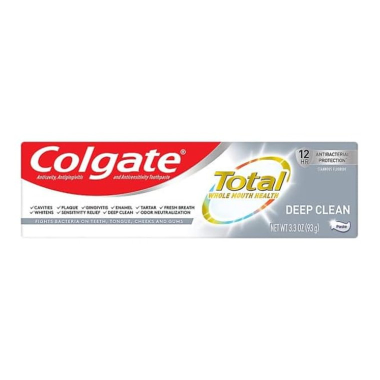 Colgate Total Deep Clean Toothpaste, 3.3 Oz
