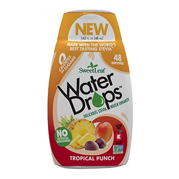 SweetLeaf WaterDrops, Tropical Punch, 1.62 Oz