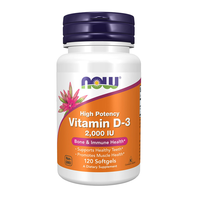 Now Food Vitamin D 2000 IU, 120 Ea