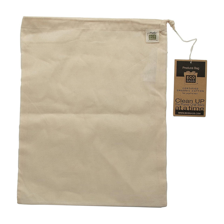 Eco Bags products Bulk Sack Produce Bags Organic Cotton, 1 Ea