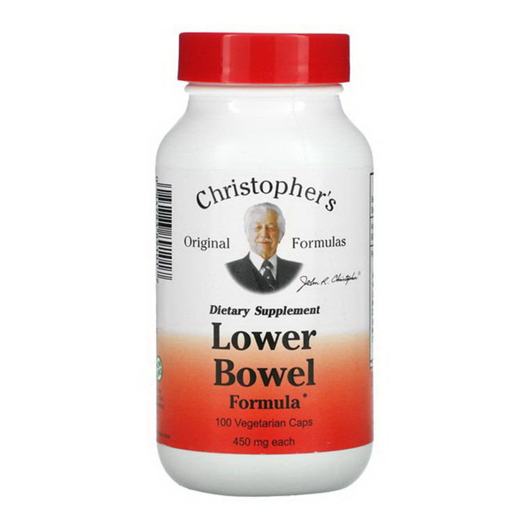 Dr. Christopher Lower Bowel Formula 450 Mg Vegetarian Capsules, 100 Ea