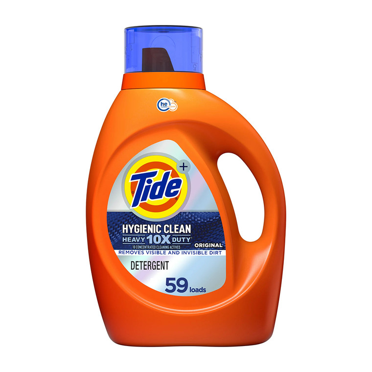 Tide Hygienic Clean Heavy 10X Duty Liquid Laundry Detergent, 92 Oz