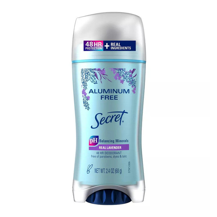 Secret Aluminum Free Deodorant for Women, Lavender, 2.4 Oz