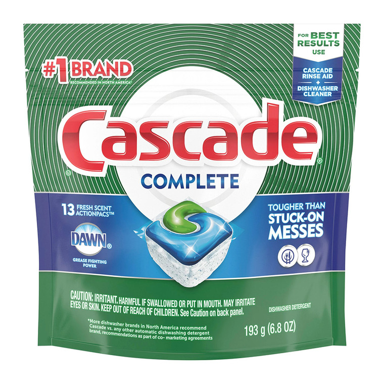 Cascade Complete Dishwashing Cleaner, 13 Ea