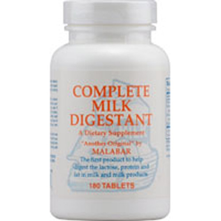 Complete Milk Digesting Tablets For Digestion By Malabar - 180 Ea