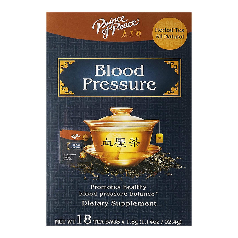 Prince of Peace Blood Pressure Herbal Tea Bag, 18 Ea, 1.14 Oz