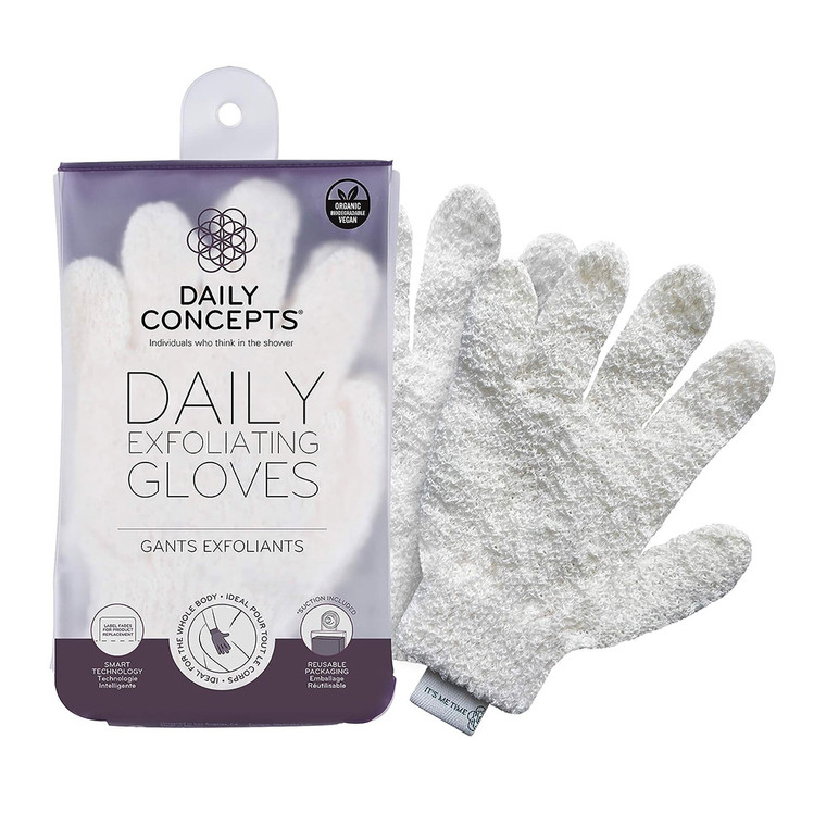 Daily Concepts Daily Exfoliating Gloves, 1 Pair