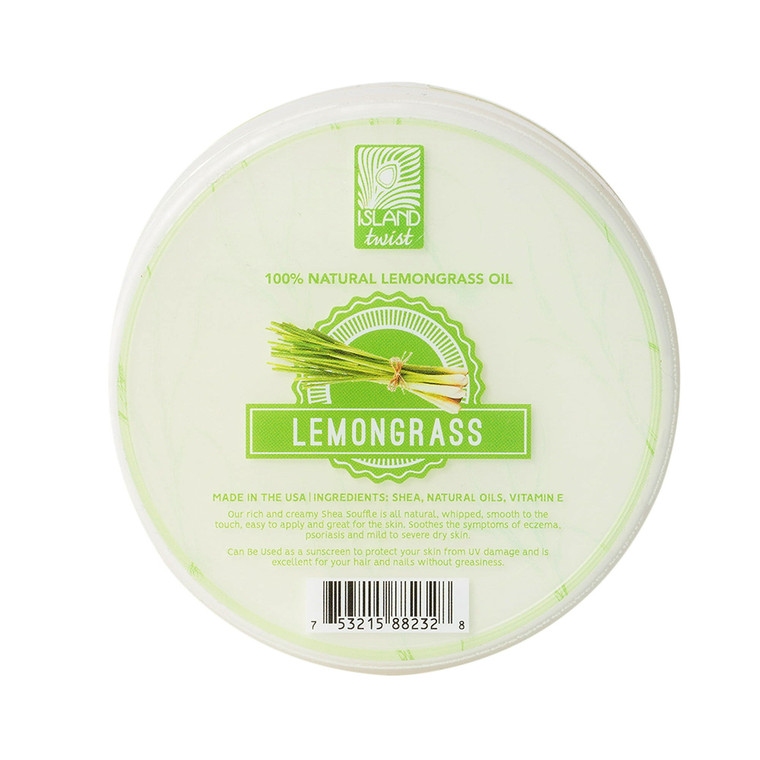 Island Twist Lemongrass Shea Souffle Body Cream, 6.75 Oz